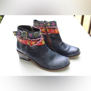 SOCOFY Handmade  Ankle  Boots